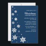 Whimsy Snowflakes Einladungen<br><div class="desc">Elegante Schneeflocken für Ihre nächste Weihnachts- oder Feiertagsparty.</div>