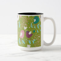 Whimsy Tweety Vögel auf Reben