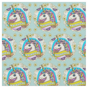 Whimsy Unicorn Fabric Stoff