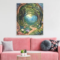 Whimsy-verzauberter Wald