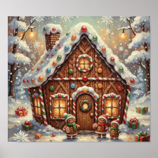 WhimsyGingerBreadHaus  Poster (Vorne)