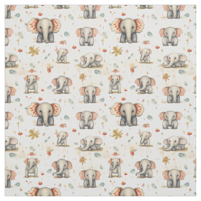 Whimsy's Big Day Out: Whimsy Elephant Stoff (Muster)