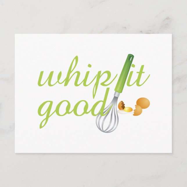 Whip It Good Postkarte (Vorderseite)