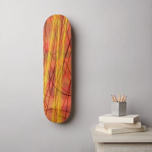 Whip Wire Skateboard (Wandkunst)