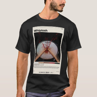 Whiplash Damien Chazelle Minimalistisches Filmplak T-Shirt