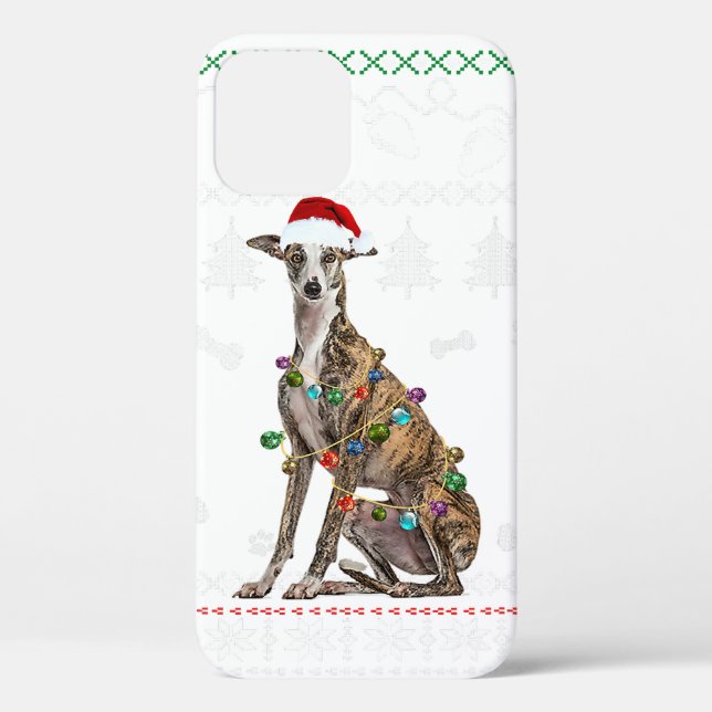 Whipper Dog | Christmas Lover Dog Geschenk Case-Mate iPhone Hülle (Rückseite)