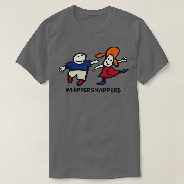 Whippersnappers Skateboarddesign T-Shirt (Design vorne)