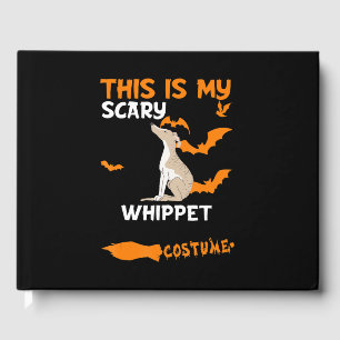 Whippet Costume Halloween Lazy Beängstigend Hund Gästebuch