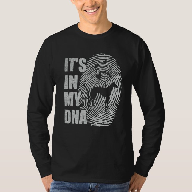 Whippet DNA Dog Mom Dad Dog T-Shirt (Vorderseite)