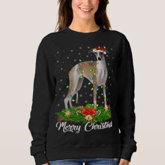 Whippet Dog Lover Matching Weihnachtsmannmütze Whi Sweatshirt