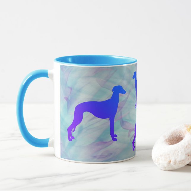 Whippet Dog Tasse (Mit Donut)