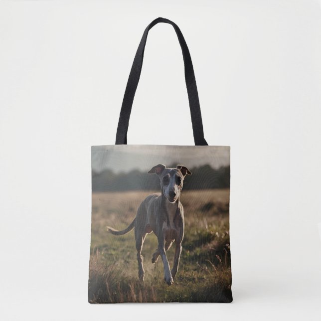 Whippet Elegante Schulter-Tasche (Vorderseite)