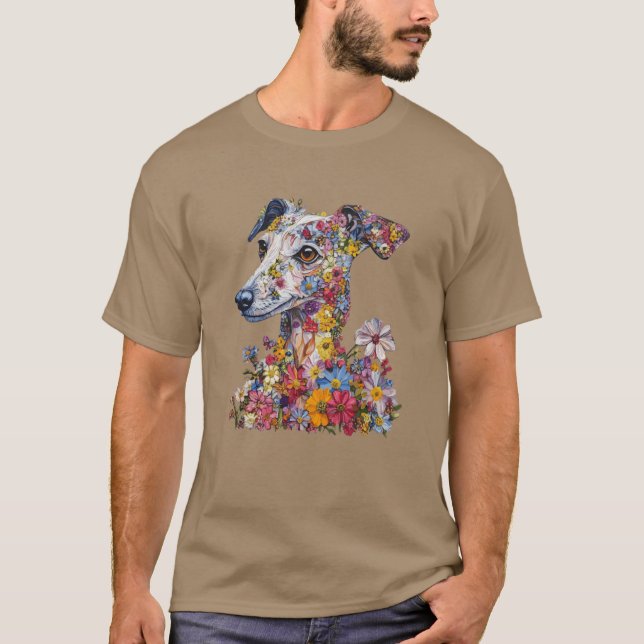 Whippet family T-Shirt (Vorderseite)