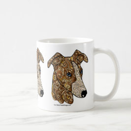 Whippet Gekritzel-Kaffee-Tasse Tasse
