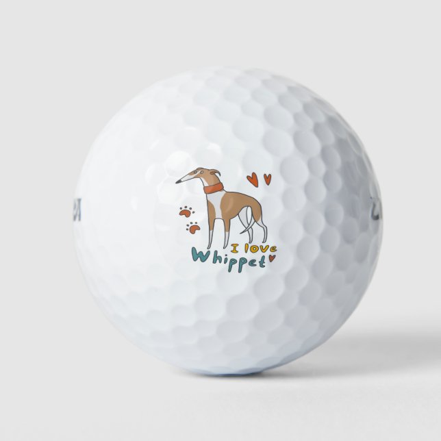 Whippet Golfball (Vorderseite)