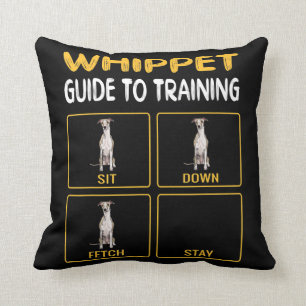 Whippet Guide to Training Hunde Obedience Kissen