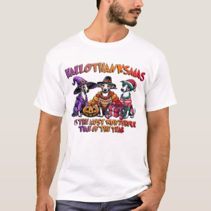 Whippet Halloween Erntedankfest Weihnachten Oversi T-Shirt