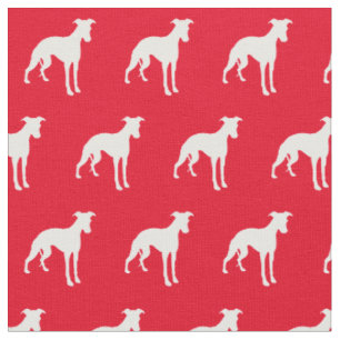 Whippet Hund Silhouette Pet Red Stoff