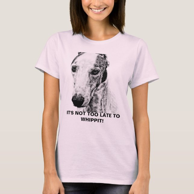 Whippet Hund T-Shirt (Vorderseite)