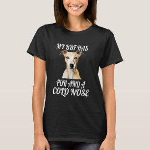 Whippet-Hundebesitzer Kunst Design Mein BFF Hat Fe T-Shirt