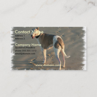 Whippet HundeVisitenkarte Visitenkarte