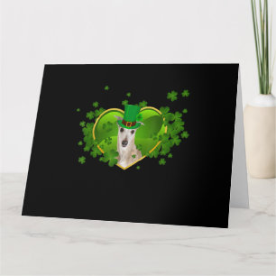 Whippet Irish Niedlich St Patrick Day Dog Lover Ge Karte