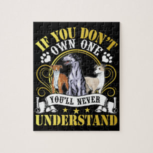 Whippet Lover   Ich besitze eine Whippet, also ver Puzzle