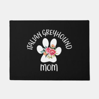 Whippet Lover Italian Greyhound Mom Fußmatte