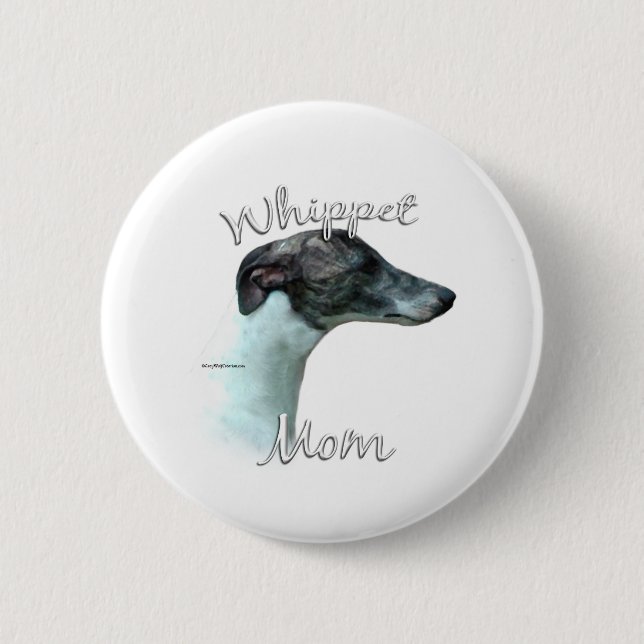 Whippet Mama 2 Button (Vorderseite)