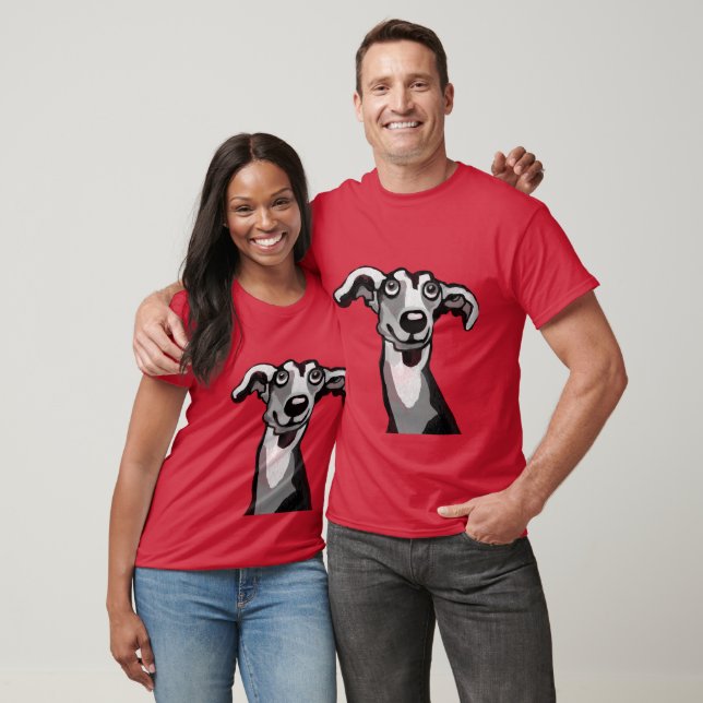 Whippet meine Freundin T-Shirt (Unisex)