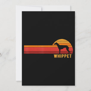 Whippet Owner Hund Design Geschenk Whippet Liebhab Feiertagskarte