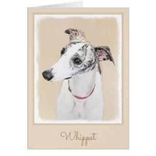 Whippet Painting - Niedliche Original Hunde Kunst