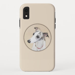 Whippet Painting - Niedliche Original Hunde Kunst Case-Mate iPhone Hülle
