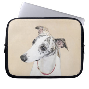 Whippet Painting - Niedliche Original Hunde Kunst Laptopschutzhülle