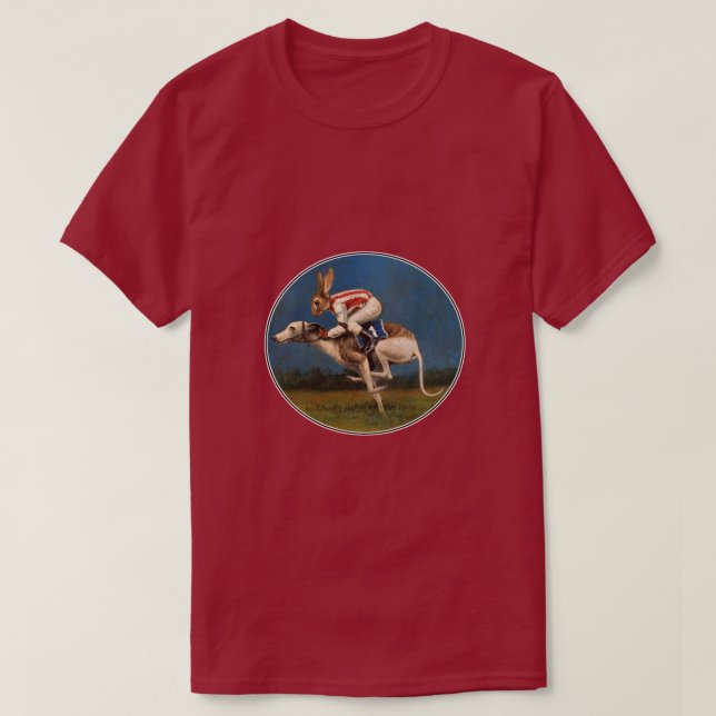 Whippet Racer Funny T - Shirt (Design vorne)