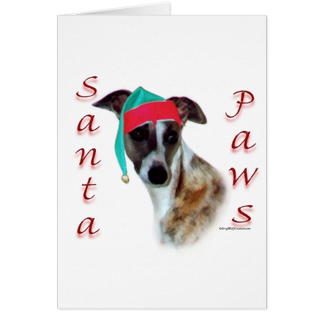 Whippet Santa Paws (Vorne)