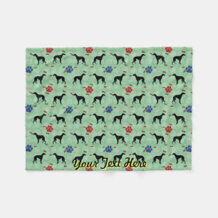 Whippet Schatten Fleecedecke