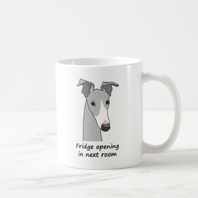 Whippet Semaphore Coffee Tasse #1 (Rechts)