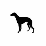 Whippet Silhouette Freistehende Fotoskulptur<br><div class="desc">Whippet Silhouette</div>