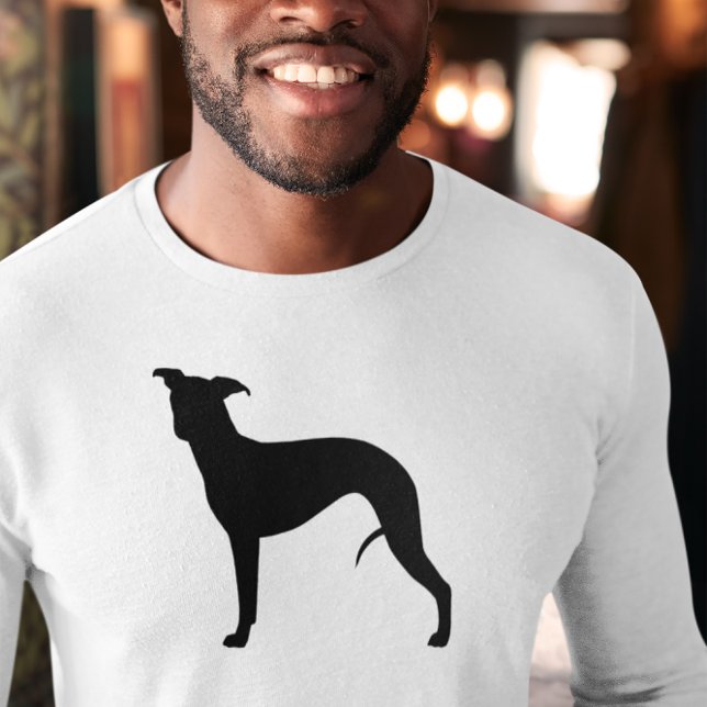Whippet Silhouette T-Shirt (Von Creator hochgeladen)