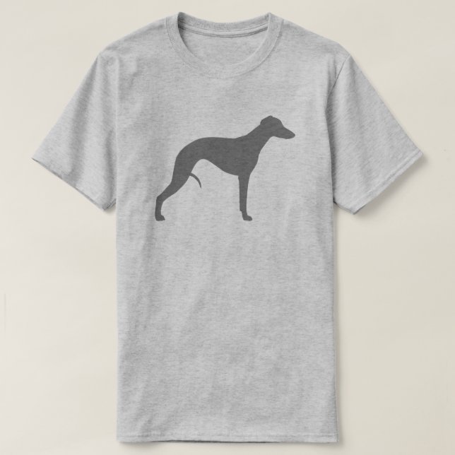 Whippet Silhouette T-Shirt (Design vorne)