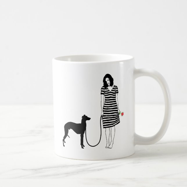 Whippet Tasse (Rechts)