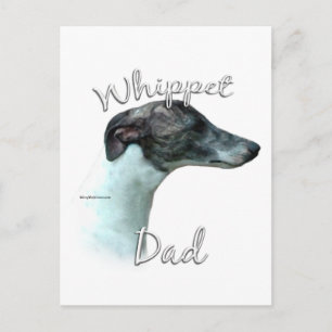 Whippet Vater 2 Postkarte