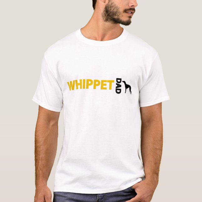 Whippet Vater T-Shirt (Vorderseite)