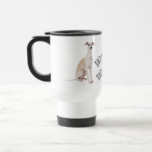 Whippet Whisperer Travel Mug Reisebecher