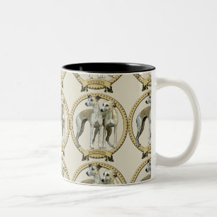 Whippets-Becher Zweifarbige Tasse