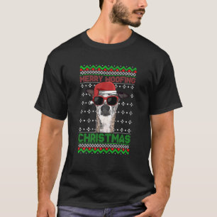 Whippets Dog Funny Merry Woofing Weihnachten T-Shirt