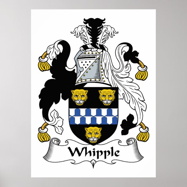 Whipple Familienwappen Poster (Vorne)