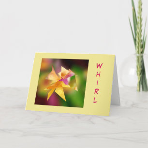 "Whirl" Geburtstagskarte Karte