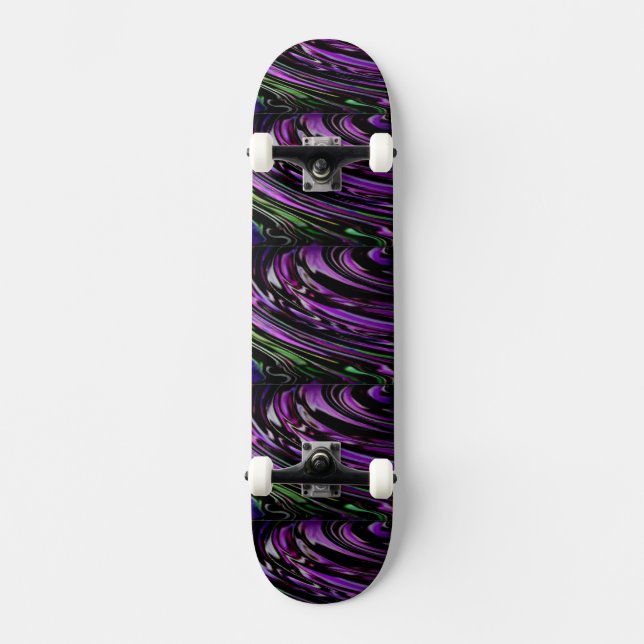 Whirl Wind Lila Skateboard (Vorderseite)